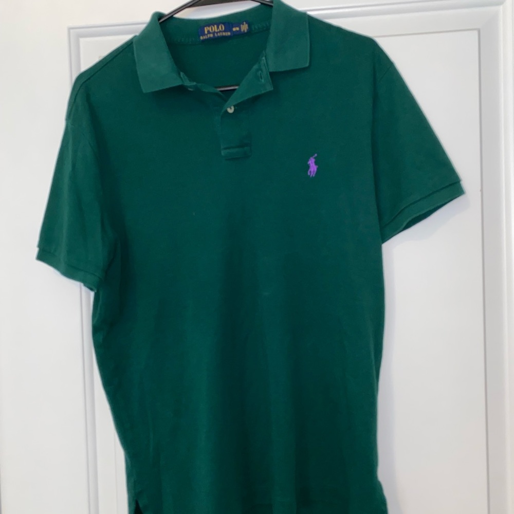 Polo Ralph Lauren Green short sleeve Polo size Med